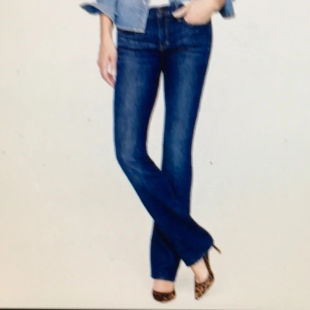 J Crew Boot Cut Jeans Dark Wash - Picture 3 of 8